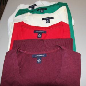 Lands' End Short Sleeve Sweater Set Size 1X - Lot of 5